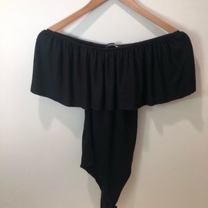 Off Shoulder Top Ruffle body suit